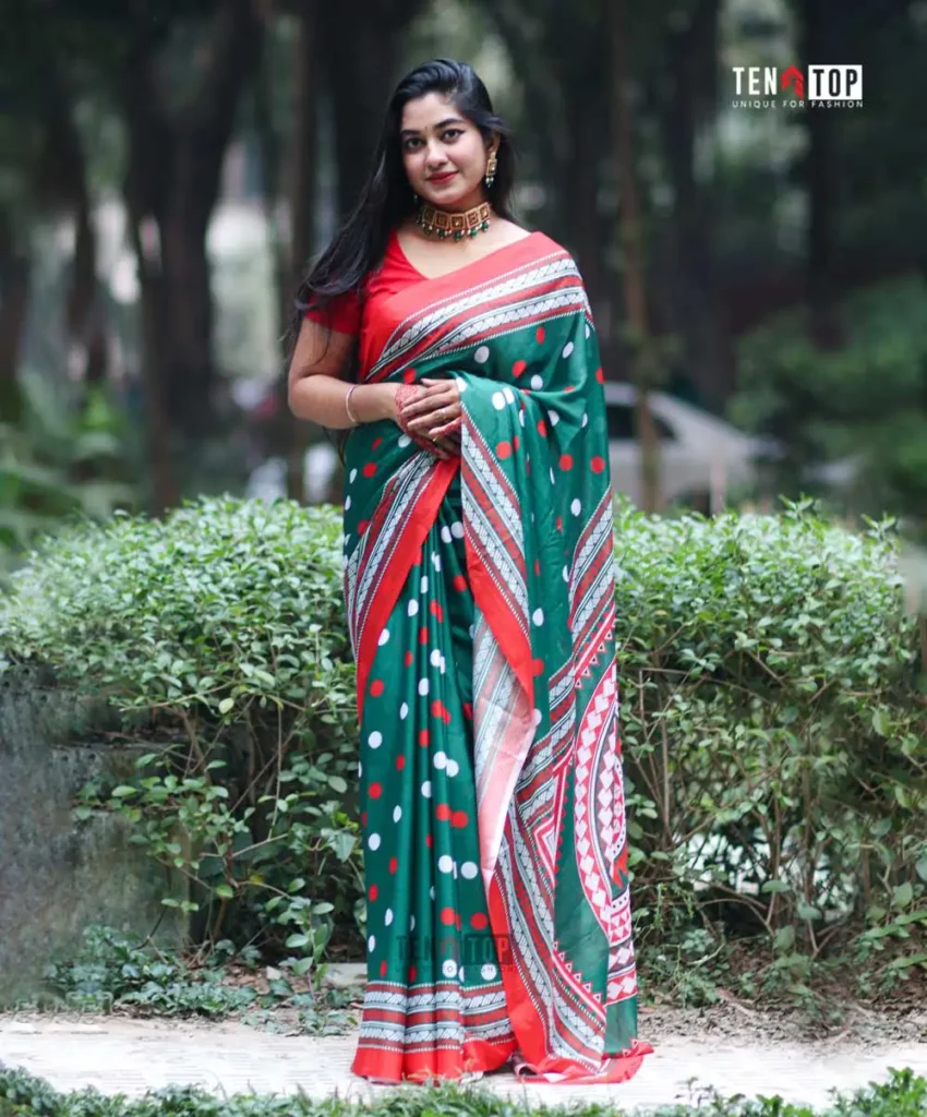 Alpona Premium Art Silk Saree