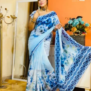 Premium Art Silk Somudrobilas Saree