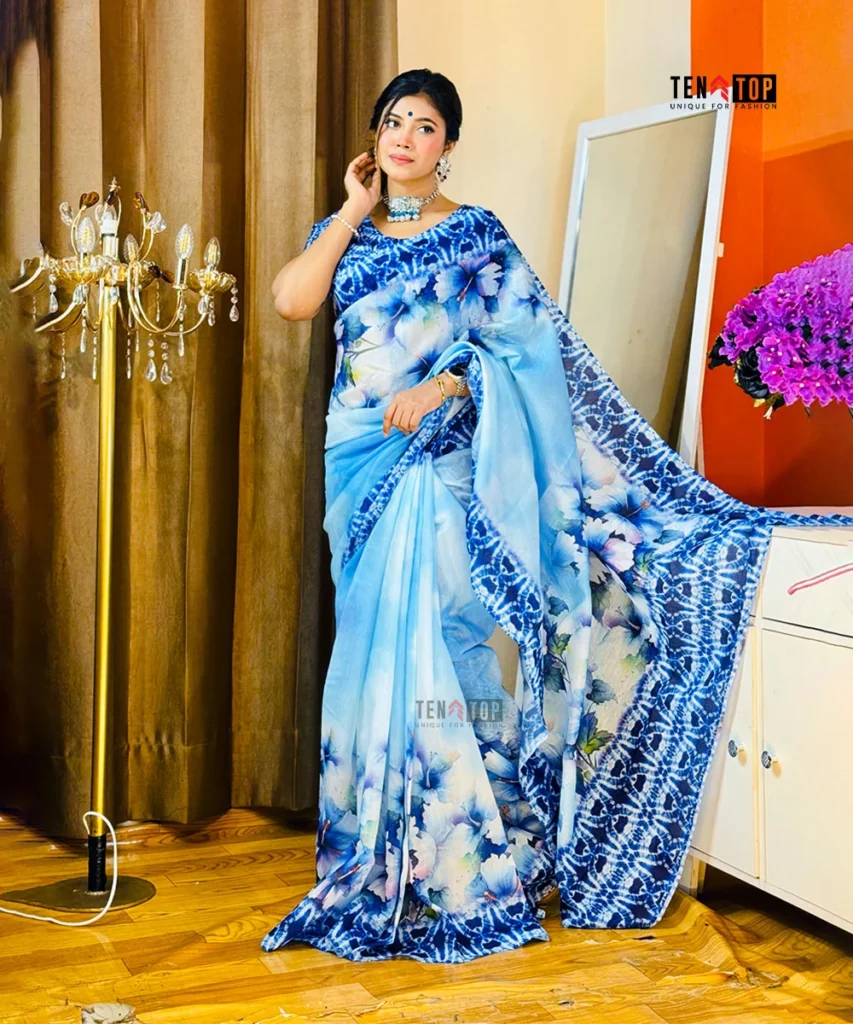 Premium Art Silk Somudrobilas Saree-2
